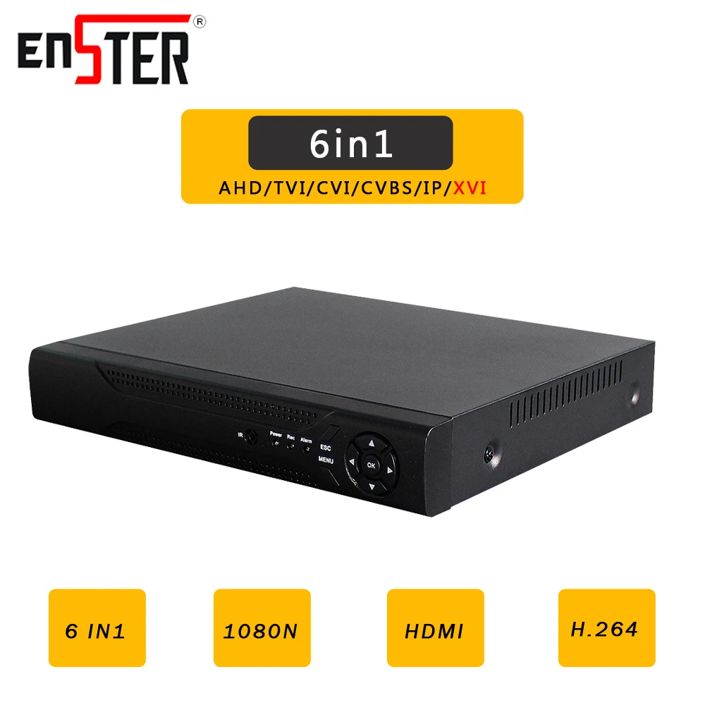 Видеорегистратор Enster, AHD/N DVR, 4 канала, 8 каналов, гибридный видеорегистратор XVR 1080P, сетевой видеорегистратор 6-в-1 Для AHD-камеры, IP-камеры, аналоговая камера, CVI камера
Видеорегистратор Enster, AHD/N DVR, 4 канала, 8 каналов, гибридный видеорегистратор XVR 1080P, сетевой видеорегистратор 6-в-1 Для AHD-камеры, IP-камеры, аналоговая камера, CVI камера