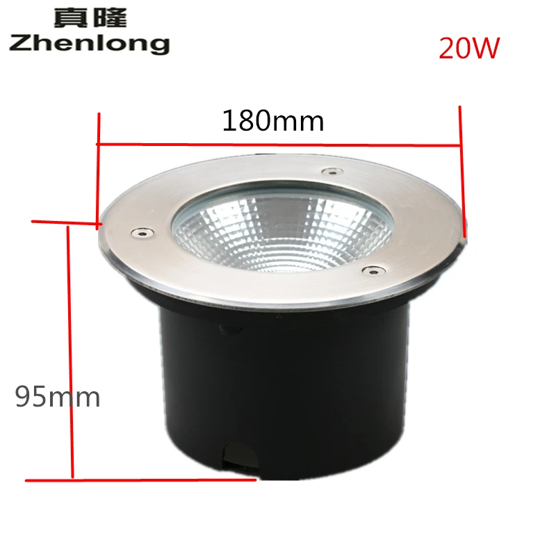 Waterproof led light garden underground IP67 Outdoor Buried Garden Path Spot Recessed Inground Lighting 10W 20W 30W 50W COB | Освещение
