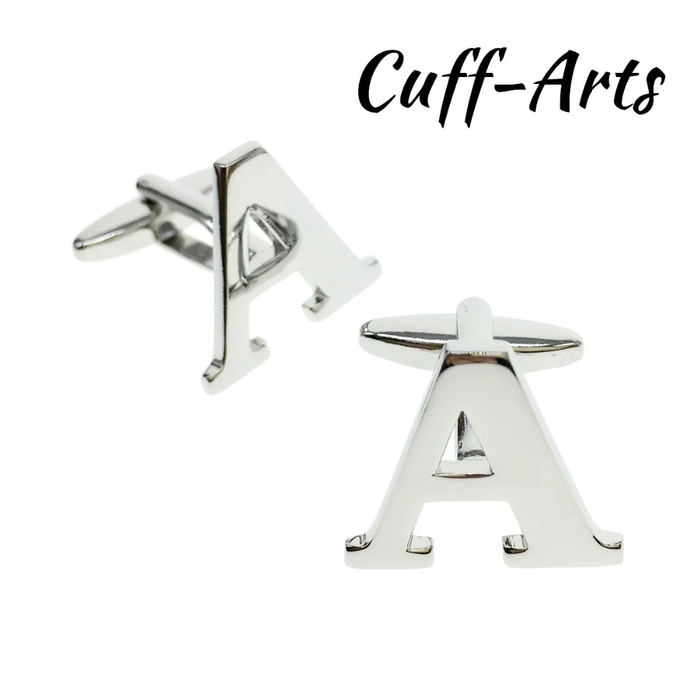 Quality Brass Silver Color 26 Letter A-Z Letters Cufflinks men French Shirt Cufflinks for mens gemelos bouton manchette C10071
Quality Brass Silver Color 26 Letter A-Z Letters Cufflinks men French Shirt Cufflinks for mens gemelos bouton manchette C10071