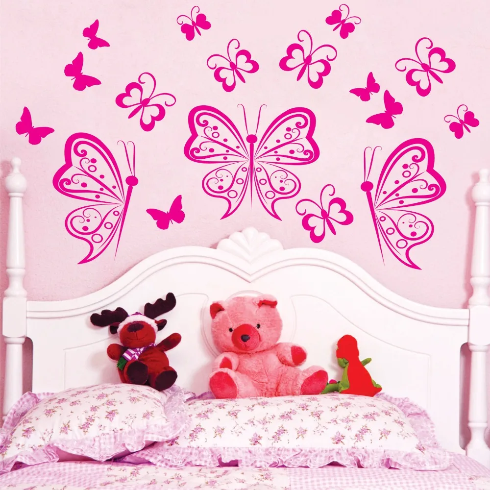 Environmental charm butterfly vinyl wall stickers living room girl room Art Mural DIY decorative wall decals F-173
Environmental charm butterfly vinyl wall stickers living room girl room Art Mural DIY decorative wall decals F-173