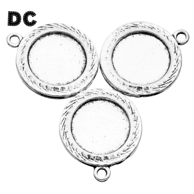 10pc Pendant Cabochon Base Antique Silver Necklace Charms Blank Tray Bezel Fit 12mm Glass Cabochon Cameo DIY Findings Components
10pc Pendant Cabochon Base Antique Silver Necklace Charms Blank Tray Bezel Fit 12mm Glass Cabochon Cameo DIY Findings Components