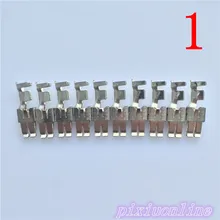 10pcs YL381Y Car Terminal Connector Terminals Four Disc Fuse Box terminals Wire Naked Splice Connection High Quality On Sale