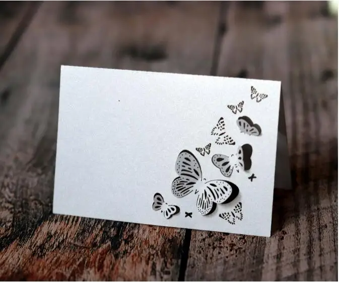 100PCS/LOT Laser Cut Butterfly High Quality Table Name Card Wedding Birthday Christmas Party Decoration
100PCS/LOT Laser Cut Butterfly High Quality Table Name Card Wedding Birthday Christmas Party Decoration