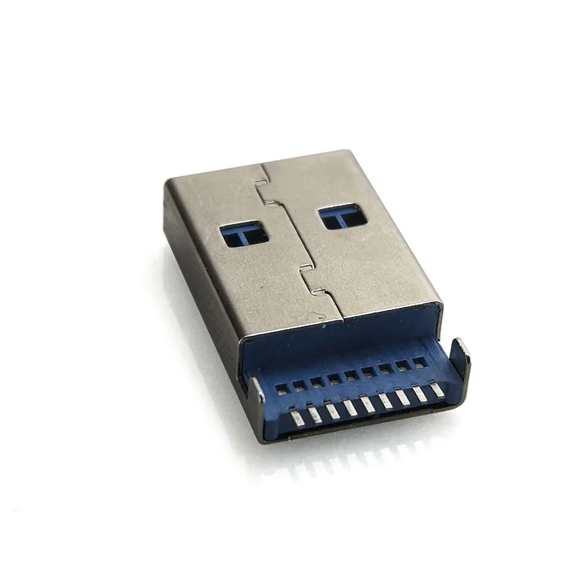 10 шт./лот USB 3 0 штекеры типа A SMT разъемы гнездовой USB-разъем концевые клеммы задний