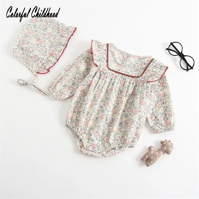 0-24m autumn baby romper 2 pieces/jumpsuit+hat floral design flare sleeve princess type lovely little girls outerwear cloth 0-2Y
0-24m autumn baby romper 2 pieces/jumpsuit+hat floral design flare sleeve princess type lovely little girls outerwear cloth 0-2Y