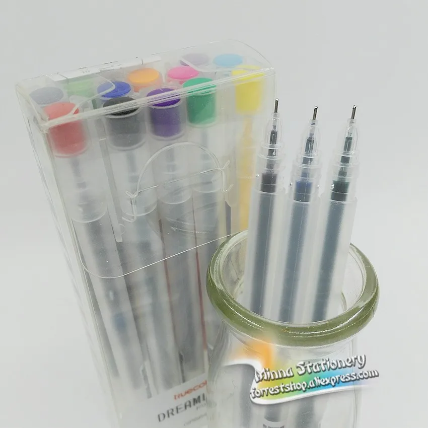 TrueColor (12 Colors/Box) Kawaii 12 Candy Color Gel Pen Cute Colored Roller Ball Pens Stationery Office Supplies GP6646
TrueColor (12 Colors/Box) Kawaii 12 Candy Color Gel Pen Cute Colored Roller Ball Pens Stationery Office Supplies GP6646
