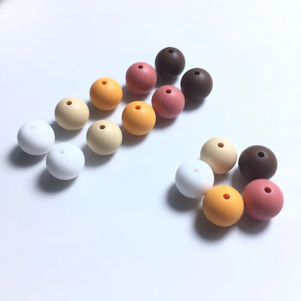 HOT 15mm Silicone Beads baby teething beads Round baby teething DIY Round Beads teether BPA free food grade silicone 100pcs/lot
HOT 15mm Silicone Beads baby teething beads Round baby teething DIY Round Beads teether BPA free food grade silicone 100pcs/lot