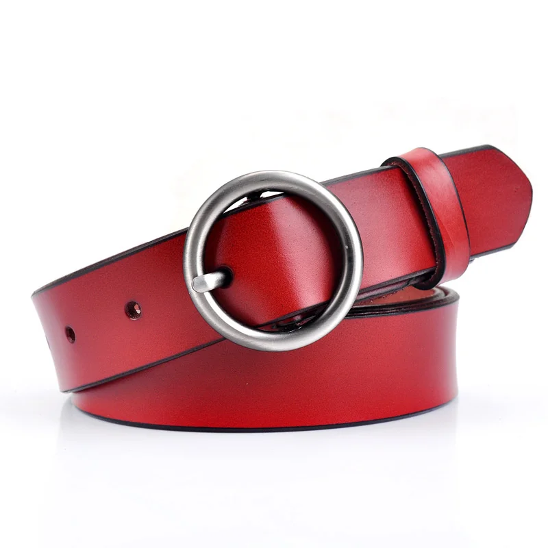 2019 Design Ladies Skinny Belt with Classic Round Buckle Women's Fashion Strap Quality Female Cowhide Belts for Jeans Dress
2019 Design Ladies Skinny Belt with Classic Round Buckle Women's Fashion Strap Quality Female Cowhide Belts for Jeans Dress
