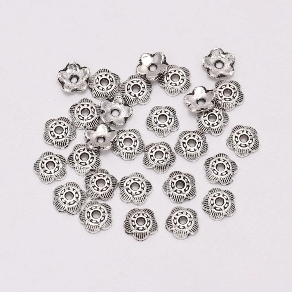 100pcs/Lot 6 mm 5 Petals Relief Flower Loose Sparer End Bead Caps For Jewelry Making Finding DIY Bracelet Accessories Component
100pcs/Lot 6 mm 5 Petals Relief Flower Loose Sparer End Bead Caps For Jewelry Making Finding DIY Bracelet Accessories Component