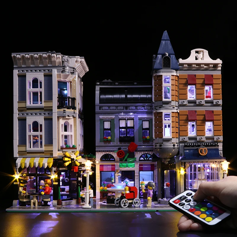 Led Light Set For Lego 10255 Assembly Square Compatible 15019 Building Blocks Creator City Street Toys (light with Battery box) 
Led Light Set For Lego 10255 Assembly Square Compatible 15019 Building Blocks Creator City Street Toys (light with Battery box)