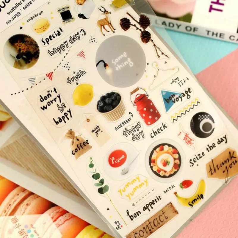 1 Sheet Cute Korean Stationery DIY Dairy Today Daily Life Decorative Stickers Planner Notebook Label Stickers
1 Sheet Cute Korean Stationery DIY Dairy Today Daily Life Decorative Stickers Planner Notebook Label Stickers