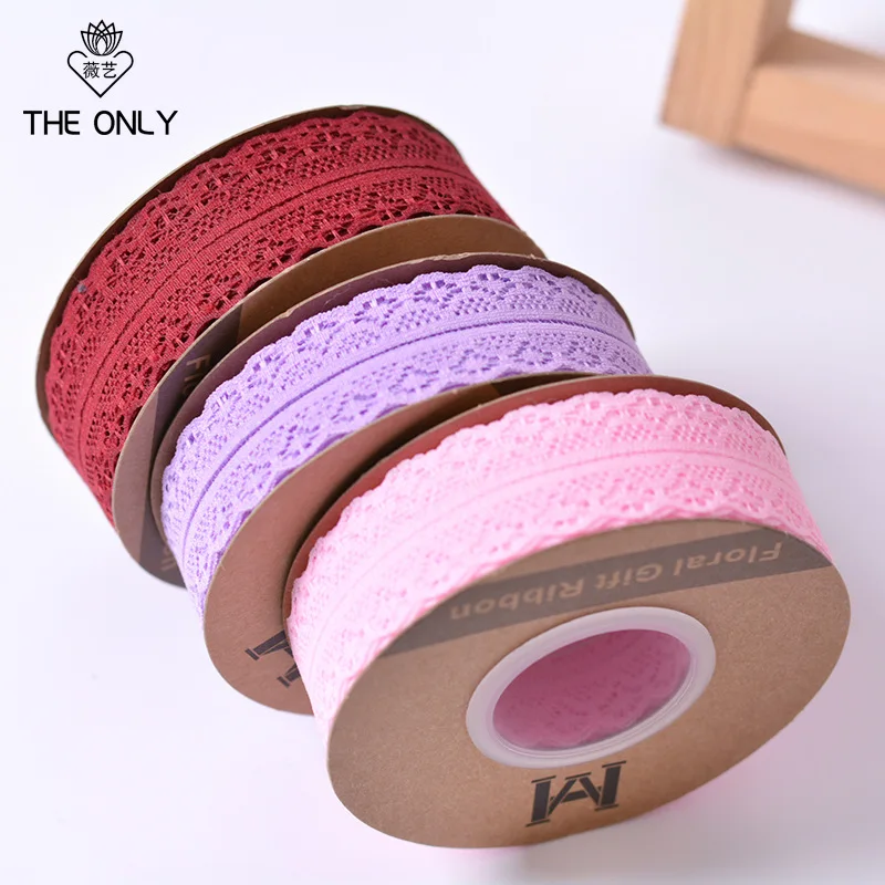 25 yards 3.0cm lace ribbon DIY handcraft accessories embroidery decoration 8 color lace fabric
25 yards 3.0cm lace ribbon DIY handcraft accessories embroidery decoration 8 color lace fabric