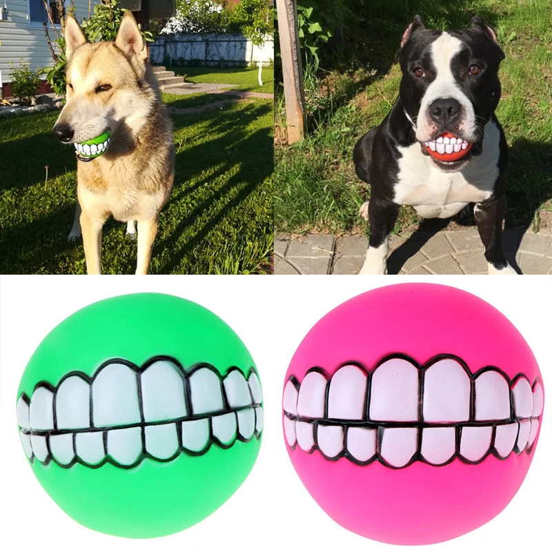 Funny 7.5cm Funny Dog Toys Ball with Teeth Puppy Cat PVC Chew Sound Dogs Fetching Toy Play Squeak Pet Toys Product
Funny 7.5cm Funny Dog Toys Ball with Teeth Puppy Cat PVC Chew Sound Dogs Fetching Toy Play Squeak Pet Toys Product