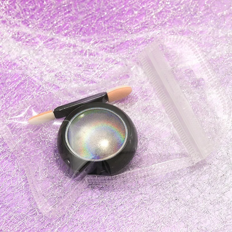 New 0.5g/Box Holographic Nail Glitter Powder Chrome Pigment Magic Mirror Laser Powder Dust Rub For Manicure Nail Art Decorations
New 0.5g/Box Holographic Nail Glitter Powder Chrome Pigment Magic Mirror Laser Powder Dust Rub For Manicure Nail Art Decorations