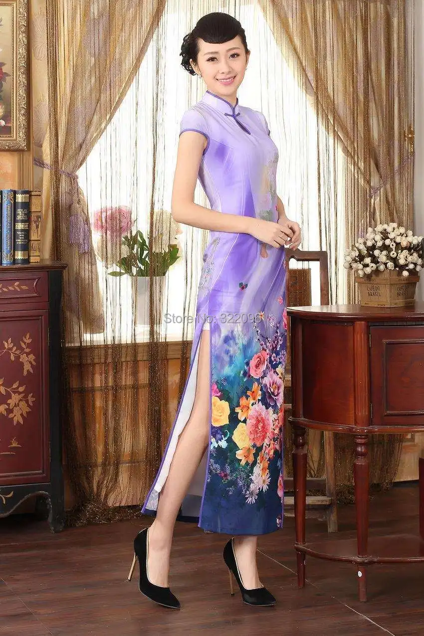 Shanghai Story China qipao dress Handcraft Chinese Hand-Made Painted Blend Silk Cheong-sam Long Evening Dress Cheongsam C0009
Shanghai Story China qipao dress Handcraft Chinese Hand-Made Painted Blend Silk Cheong-sam Long Evening Dress Cheongsam C0009