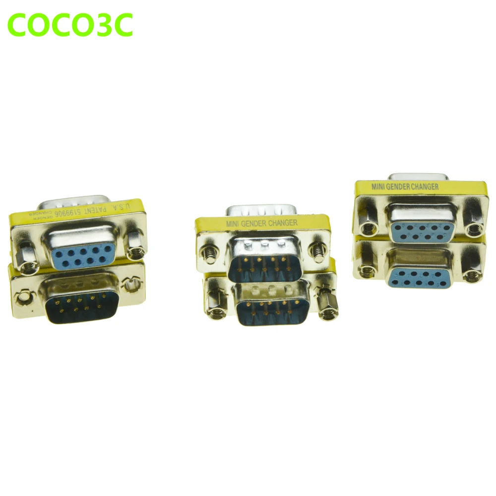 DB9 Adapter 9PIN male to male RS232 Male to Female Serial Extension Cable COM Female to female Connector
DB9 Adapter 9PIN male to male RS232 Male to Female Serial Extension Cable COM Female to female Connector
