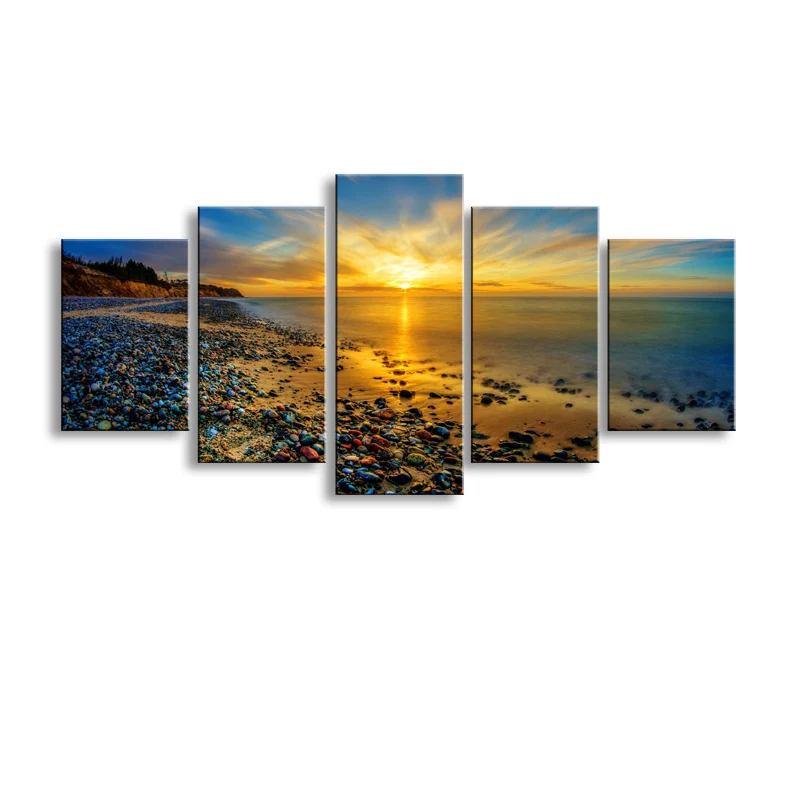 5 pieces high-definition print sunset landscape canvas oil painting poster and wall art living room picture RCRL5-006
5 pieces high-definition print sunset landscape canvas oil painting poster and wall art living room picture RCRL5-006