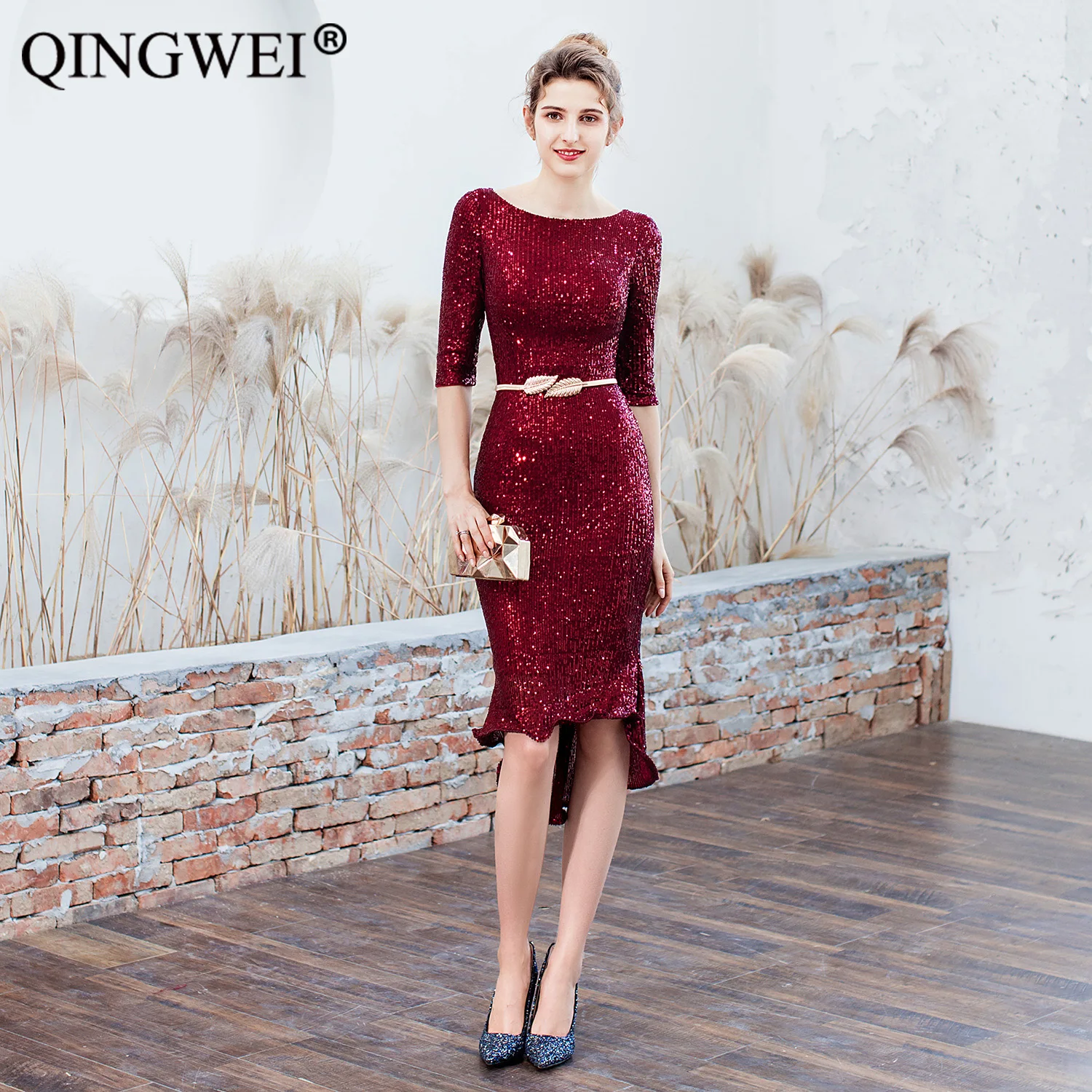 2019 new mid-length long wedding banquet red mini dress slim slimming fishtail evening dress party dress summer dress dresses
2019 new mid-length long wedding banquet red mini dress slim slimming fishtail evening dress party dress summer dress dresses