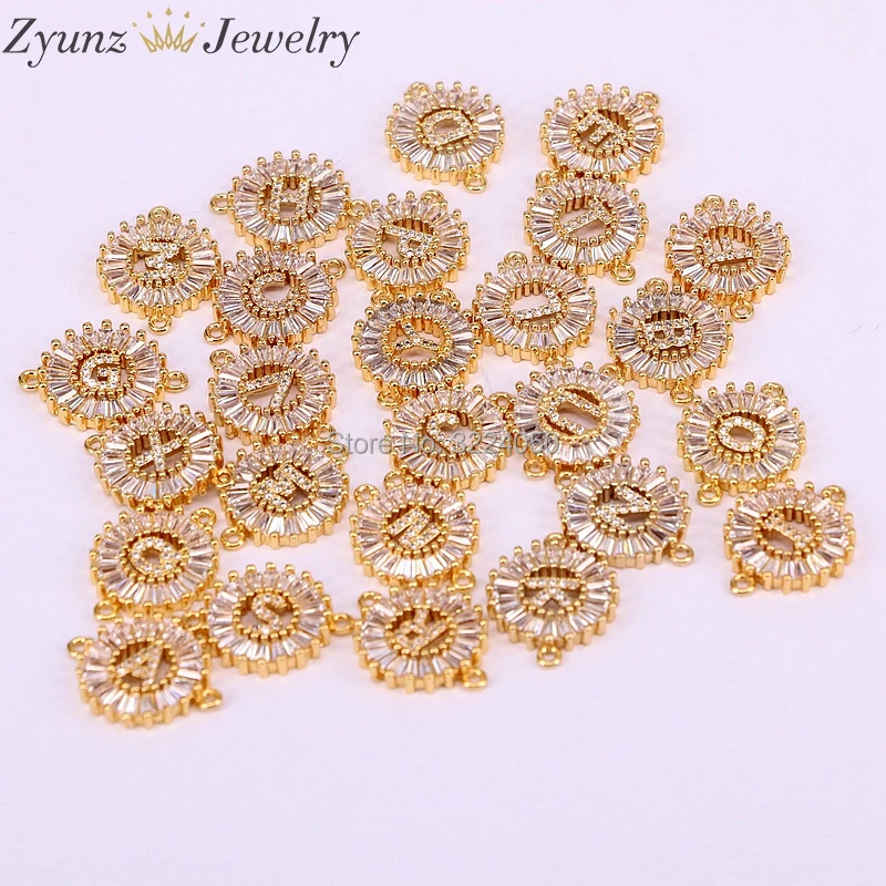 5PCS ZYZ-8522 Gold Color CZ Zircon Letters Beads for Jewelry Making Copper Metal Charm Bracelet Connector Beads DIY Accessories
5PCS ZYZ-8522 Gold Color CZ Zircon Letters Beads for Jewelry Making Copper Metal Charm Bracelet Connector Beads DIY Accessories