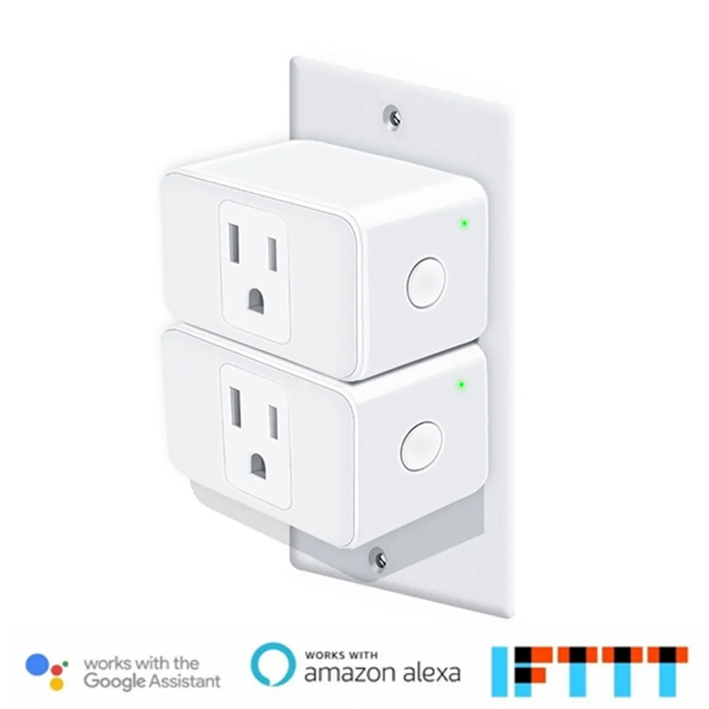 Merros умная вилка Wi Fi мини приложение дистанционное управление Голосовое