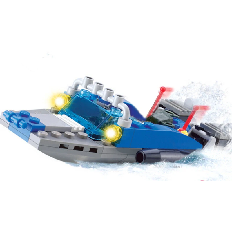 536+PCS Police Station Building Blocks Helicopter Boat Model Building Toys DIY Bricks Construction Toys For Children Kids Gift
536+PCS Police Station Building Blocks Helicopter Boat Model Building Toys DIY Bricks Construction Toys For Children Kids Gift