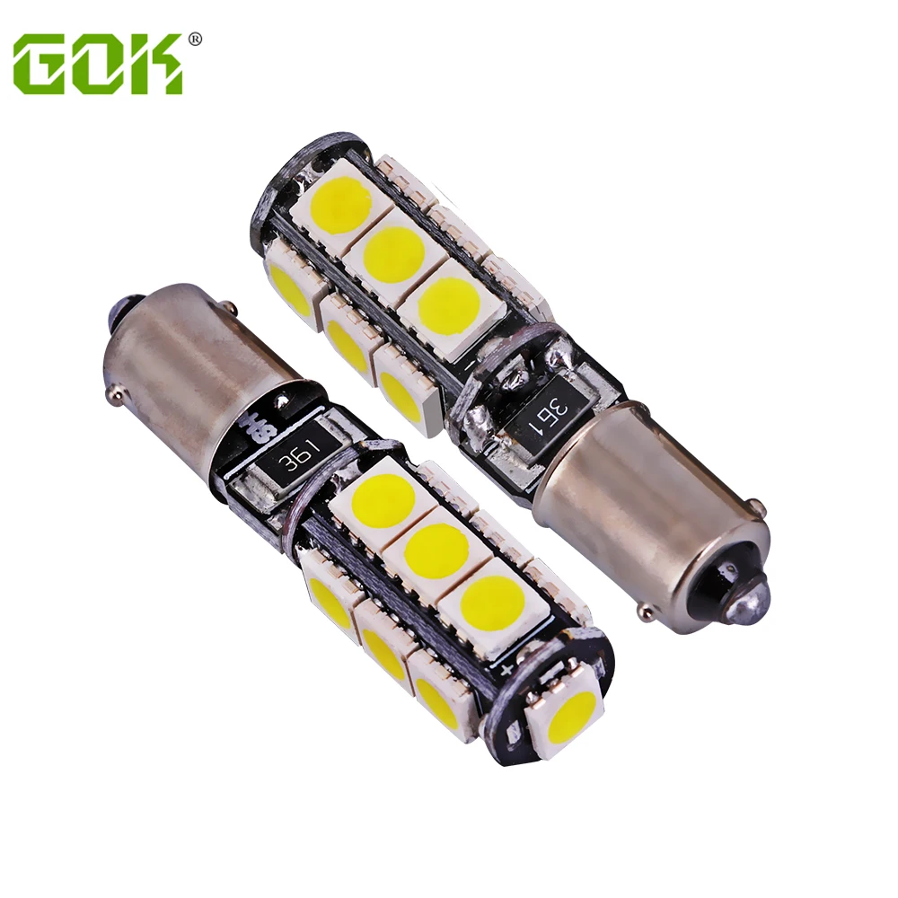 100pcs Led canbus BA9S LED 13smd 5050 led Light T4W H6W led Bulb Interior Lighting Error Free Led Car Light Auto Lamp
100pcs Led canbus BA9S LED 13smd 5050 led Light T4W H6W led Bulb Interior Lighting Error Free Led Car Light Auto Lamp