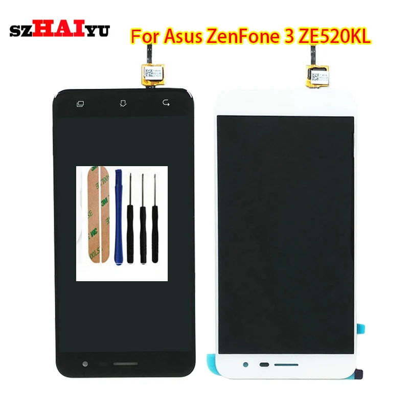 SzHAIyu 5 2 дюйма для Asus ZenFone 3 ZE520KL Z017D Z017DA Z017DB ЖК дисплей + сенсорный экран и Бесплатные