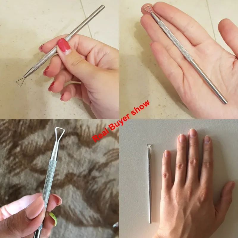 NEW! 1 Pcs Durable Triangle Rod Stick Cuticle Pusher Nail Art UV Gel Polish Remover For Nail Art Decoration Manicure Tool CP-02#
NEW! 1 Pcs Durable Triangle Rod Stick Cuticle Pusher Nail Art UV Gel Polish Remover For Nail Art Decoration Manicure Tool CP-02#