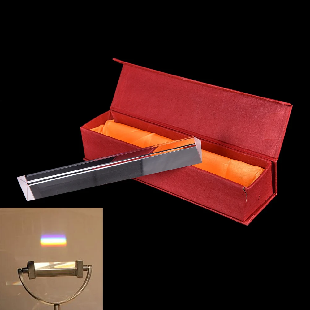 20CM new arrive Mini prism optical glass triple triangular prism refractor physics experiment office school stationery supplies
20CM new arrive Mini prism optical glass triple triangular prism refractor physics experiment office school stationery supplies