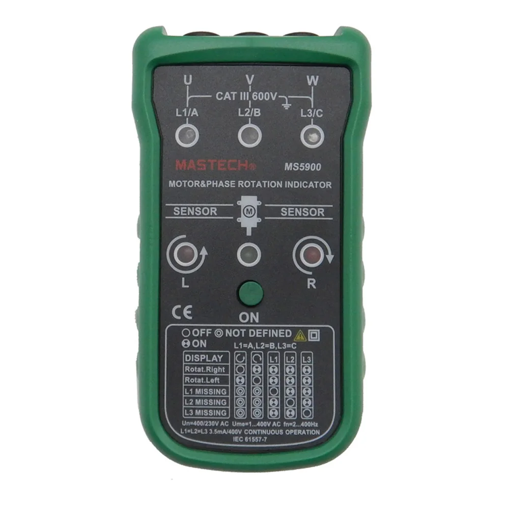 Трехмоторный и индикатор последовательности фаз Mastech MS5900 | Инструменты