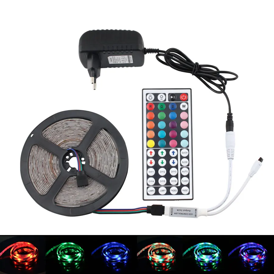 Светодиодная лента RGB 12 V Водонепроницаемая светодиодная Набор 5M 10M 2835 3528