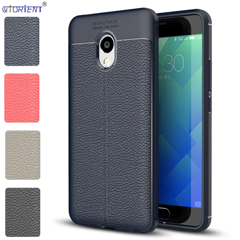 Кожаный чехол бампер для Meizu M5 Note M5Note M621H Мягкий Силиконовый противоударный