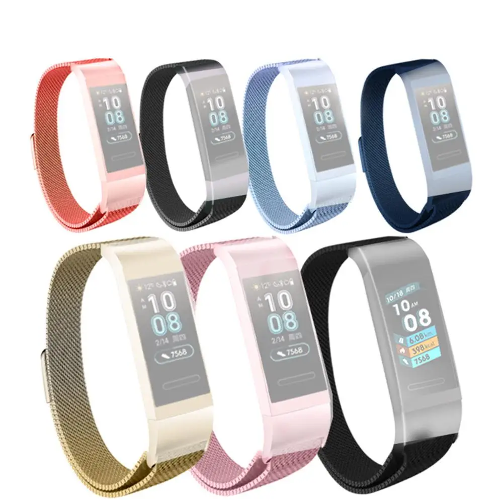 Универсальный металлический браслет для huawei Band 3/3PRO Pro фитнес часы Отслеживания