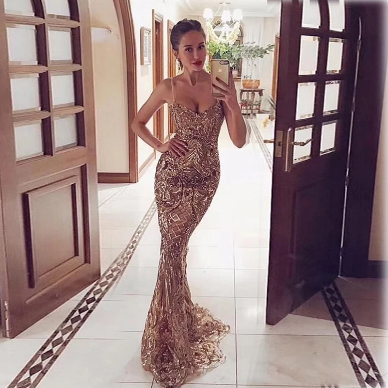 Elegant Gold Sexy V Neck Spaghetti Strap Fashion Sequin Dress Women Bandage Bodycon Maxi Dress Party Dress Vestidos Wholesale
Elegant Gold Sexy V Neck Spaghetti Strap Fashion Sequin Dress Women Bandage Bodycon Maxi Dress Party Dress Vestidos Wholesale