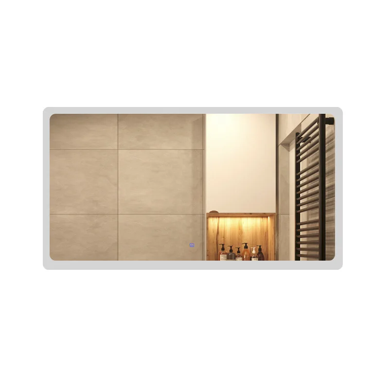 Fashion Wall Mounted Mirror Decorative LED Bathroom Smart Mirror Wall Touch Anti fog Silver Mirrors With Warm Or White Light
Fashion Wall Mounted Mirror Decorative LED Bathroom Smart Mirror Wall Touch Anti fog Silver Mirrors With Warm Or White Light