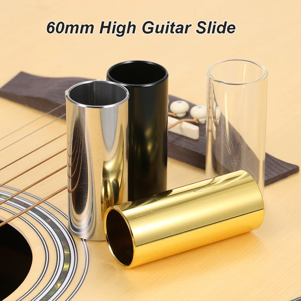 1PC 60MM High Guitar Slide Bar Stainless Steel Metal/Glass Finger Slides for Guitar Bass Banjo Ukulele
1PC 60MM High Guitar Slide Bar Stainless Steel Metal/Glass Finger Slides for Guitar Bass Banjo Ukulele