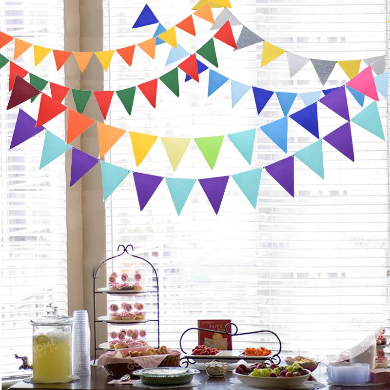 New Party Supplies 8M 18 flags Wedding Many Colours felt Bunting Pennant kids room Birthday Party Baby Shower Bunting Decor
New Party Supplies 8M 18 flags Wedding Many Colours felt Bunting Pennant kids room Birthday Party Baby Shower Bunting Decor