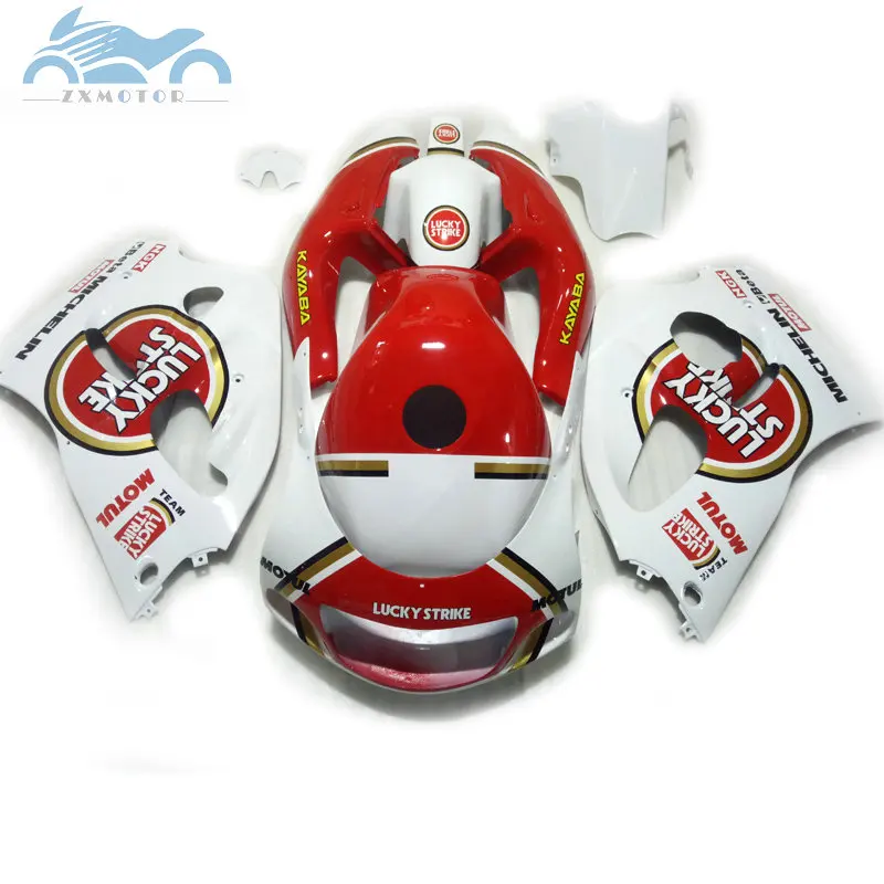 For SUZUKI SRAD GSXR600 GSXR750 1996-2000 Motorcycle body fairings kit GSXR 600 750 96 97 98 99 00 Lucky Strike +tank cover
For SUZUKI SRAD GSXR600 GSXR750 1996-2000 Motorcycle body fairings kit GSXR 600 750 96 97 98 99 00 Lucky Strike +tank cover