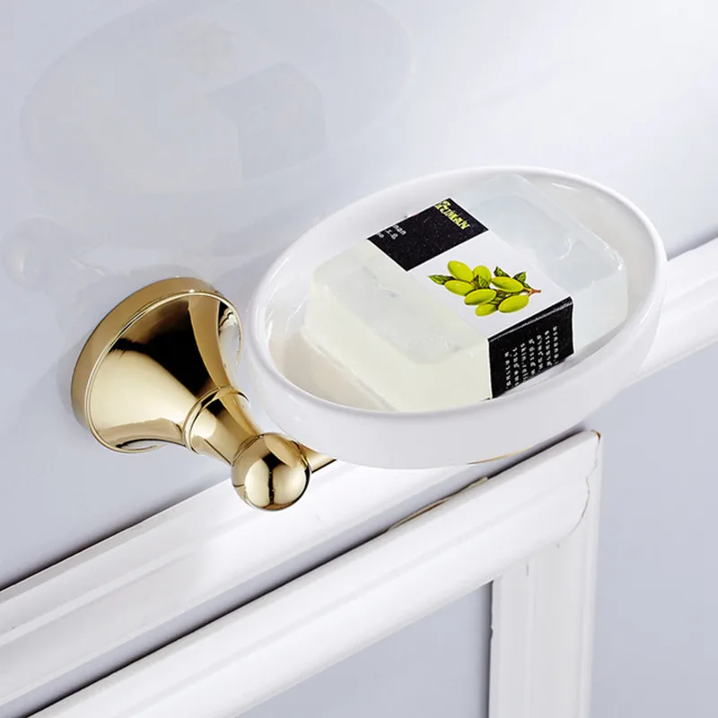 Free shipping Copper bathroom sanitary Luxury gold-plated color bathroom accessories set soap holder towel ring paper holder
Free shipping Copper bathroom sanitary Luxury gold-plated color bathroom accessories set soap holder towel ring paper holder