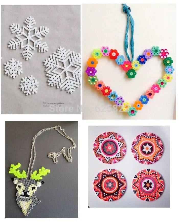 Mini Hama Beads 2.6mm Mixed Beads 1000Beads/Bag Material Bag Educational DIY Lover To Making Cartoon Figure Christmas Gift