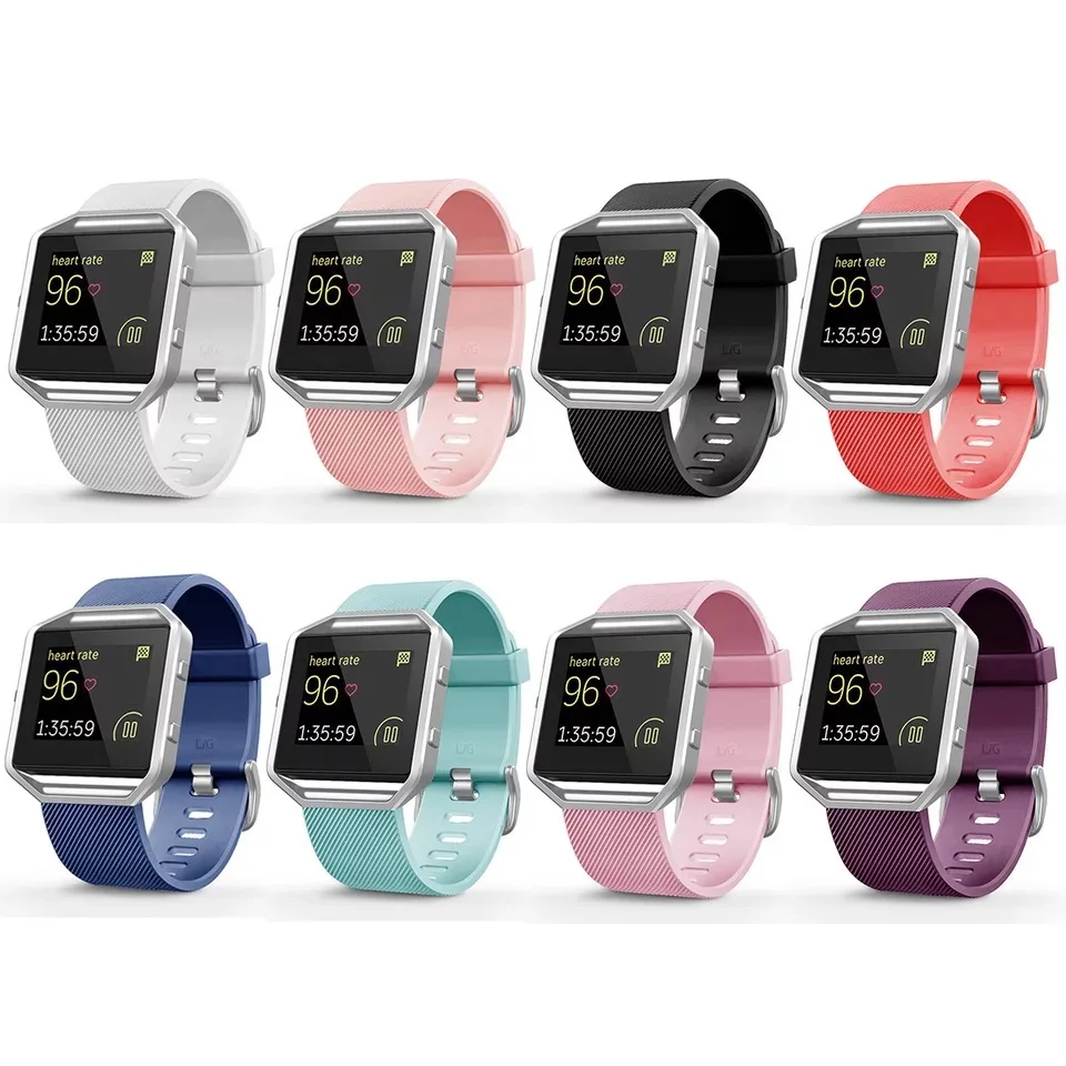 AMAZFEEL подлинный ремешок для Fitbit Blaze flame Смарт часы силиконовый замена TPU может быть