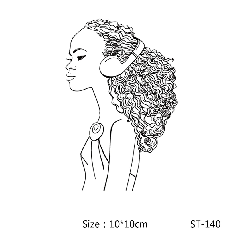 AZSG Pretty African Girl Clear Stamps/Seals For DIY Scrapbooking/Card Making/Album Decorative Silicone Stamp Crafts
AZSG Pretty African Girl Clear Stamps/Seals For DIY Scrapbooking/Card Making/Album Decorative Silicone Stamp Crafts