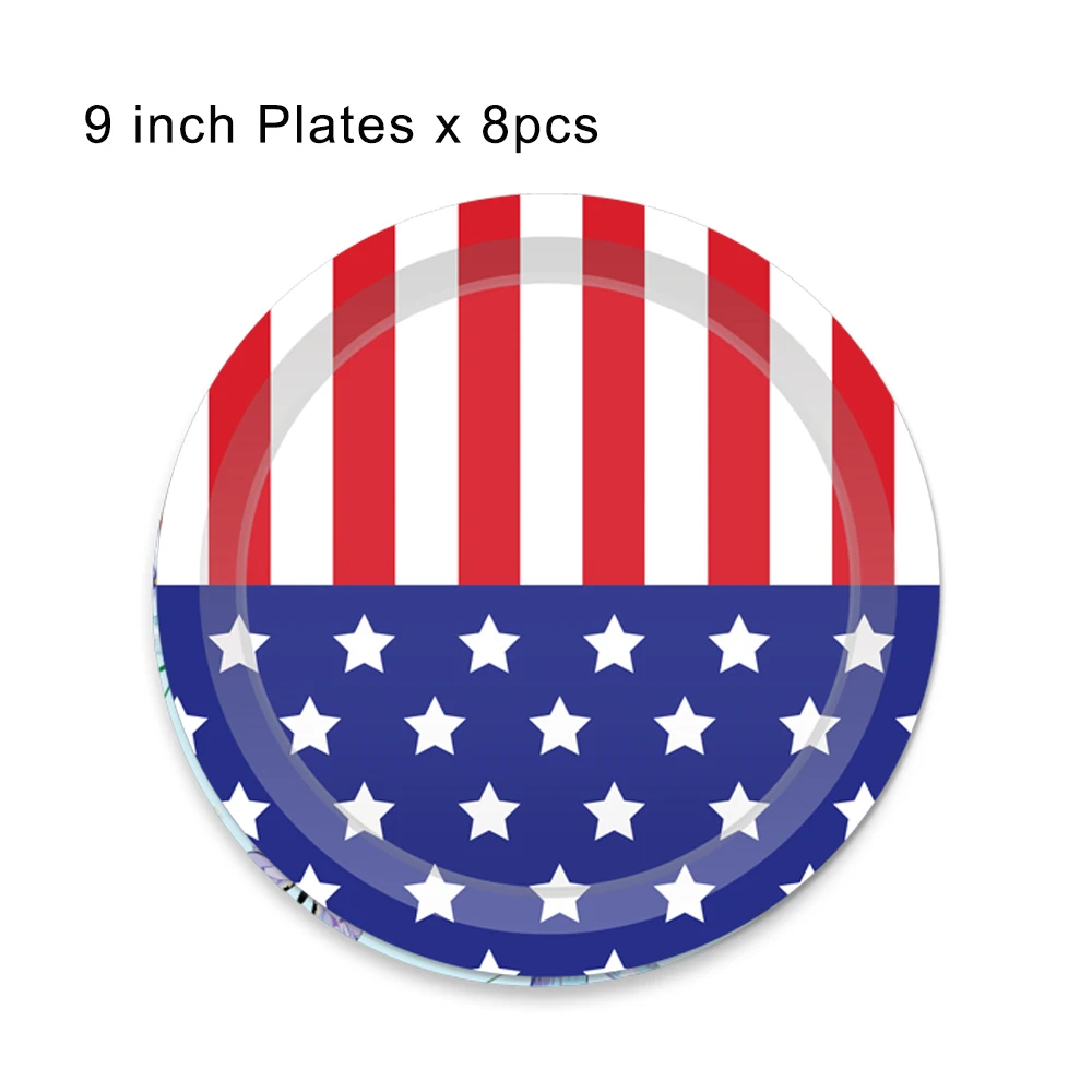 July 4th Theme Party Decorations Sets Independence Day National Day Party Favors Plates Napkins Cups Disposable Tableware Sets
July 4th Theme Party Decorations Sets Independence Day National Day Party Favors Plates Napkins Cups Disposable Tableware Sets