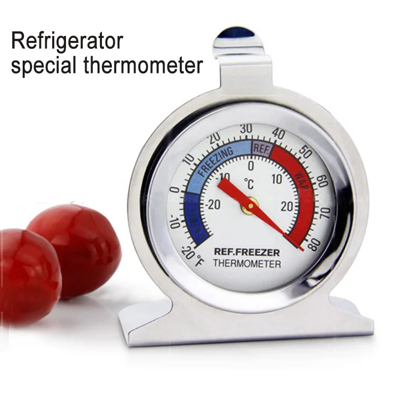 'The Best' Refrigerator Freezer Thermometer Stainless Steel Dial Type Temperature Measure Tool 889 | Инструменты