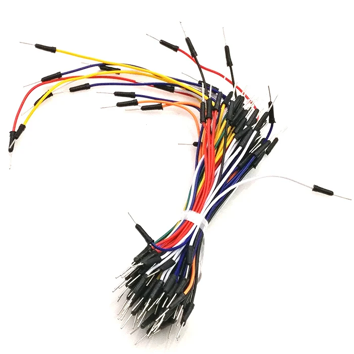65pcs/Lot New Solderless Flexible Breadboard Jumper Wires Cables Bread Plate Line
65pcs/Lot New Solderless Flexible Breadboard Jumper Wires Cables Bread Plate Line