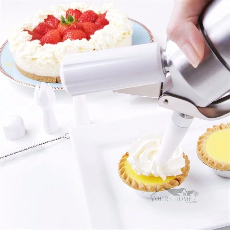 Cream Dispenser Whipped Whipper 500ML Artisan Whipped Cream Dispenser, Cream Whipper with Decorating Nozzles Barware
Cream Dispenser Whipped Whipper 500ML Artisan Whipped Cream Dispenser, Cream Whipper with Decorating Nozzles Barware