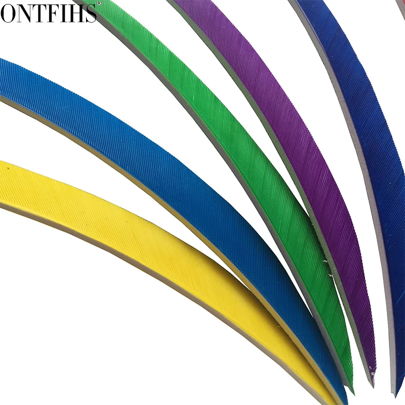 ONTFIHS Archery Fletches Feather - 5inch Traditional Kyudo Multicolor Arrow Fearher Fletching - 50pcs
ONTFIHS Archery Fletches Feather - 5inch Traditional Kyudo Multicolor Arrow Fearher Fletching - 50pcs