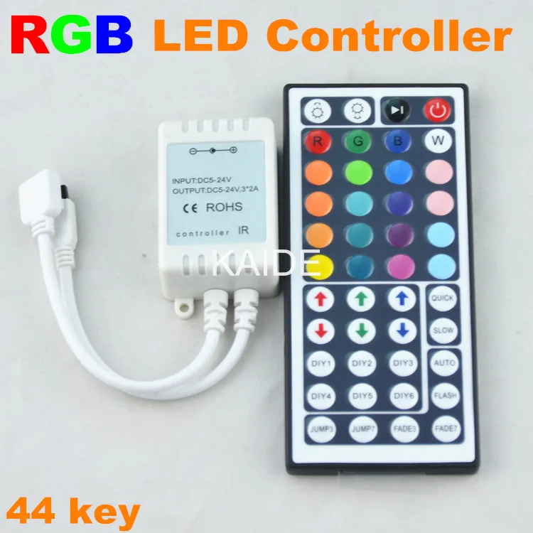 RGB контроллер 5050 Светодиодная лента DC12V 44key инфракрасный контроллер|rgb controller|rgb