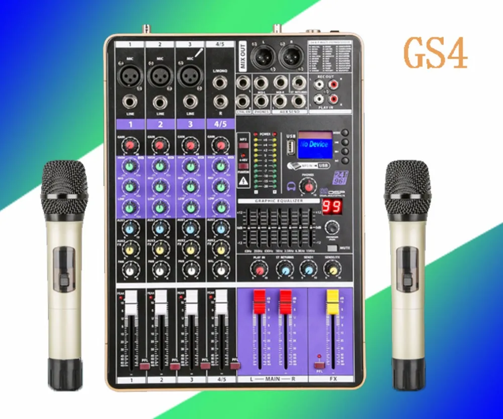 4 mixer professional one-two wireless microphone wedding performance stage conference audio microphone
4 mixer professional one-two wireless microphone wedding performance stage conference audio microphone