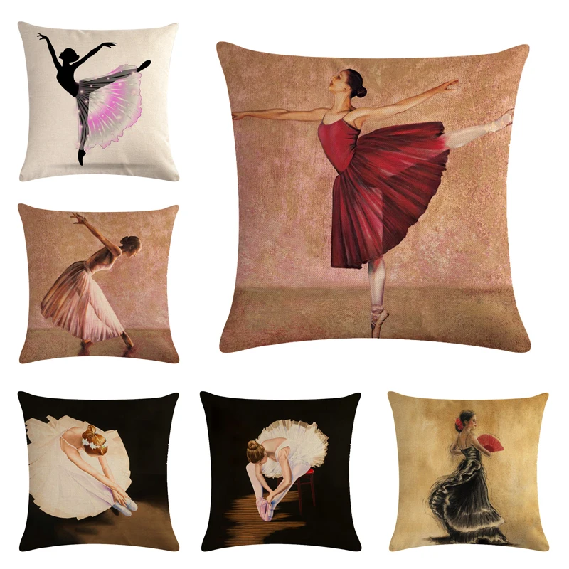 Cartoon Dance Woman Pattern Cotton Linen Throw Pillow Cushion Cover Home Decoration Sofa Bed Decor Decorative Pillowcase
Cartoon Dance Woman Pattern Cotton Linen Throw Pillow Cushion Cover Home Decoration Sofa Bed Decor Decorative Pillowcase